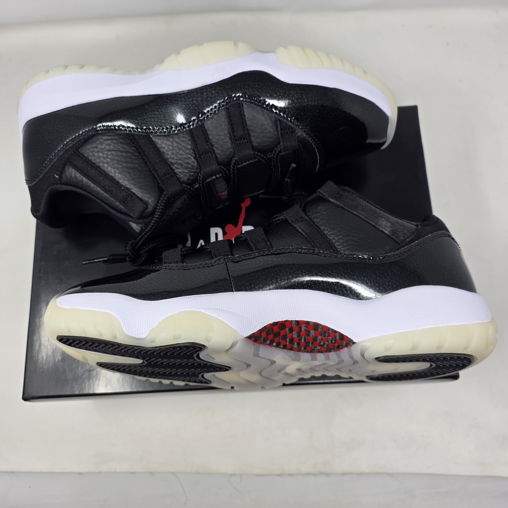 Nike Air Jordan 11 Retro Low 72-10 Black Men's 10 Deadstock DS NEW AV2187-001